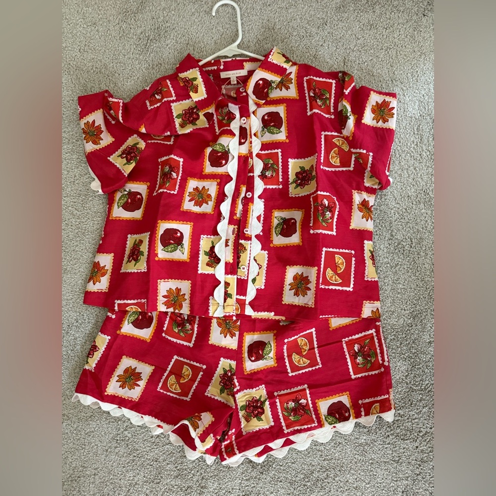 Red Fruit Print Set from Red Dress Boutique